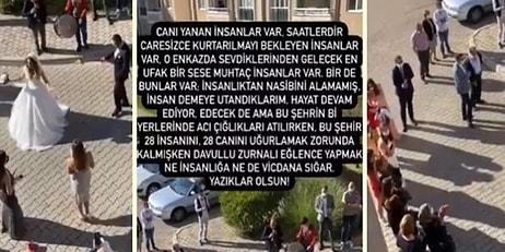 Cenaze Var Cenaze! Dün 6,6 Büyüklüğünde Deprem Olan İzmir'de Bugün Düğün Yaptılar İddiası: Karşıyaka'da Yapılan Düğüne Tepkiler Gecikmedi