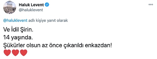 58 Saat Sonra Gelen Mucize: 14 Yaşındaki İdil Şirin'in Enkazdan Sağ Çıkartılması Hepimizi Umutlandırdı