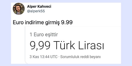 Fakirleşmede Çift Haneli Dönem! Euro'nun 10 Lira Olmasına Sosyal Medya Tepkisiz Kalamadı