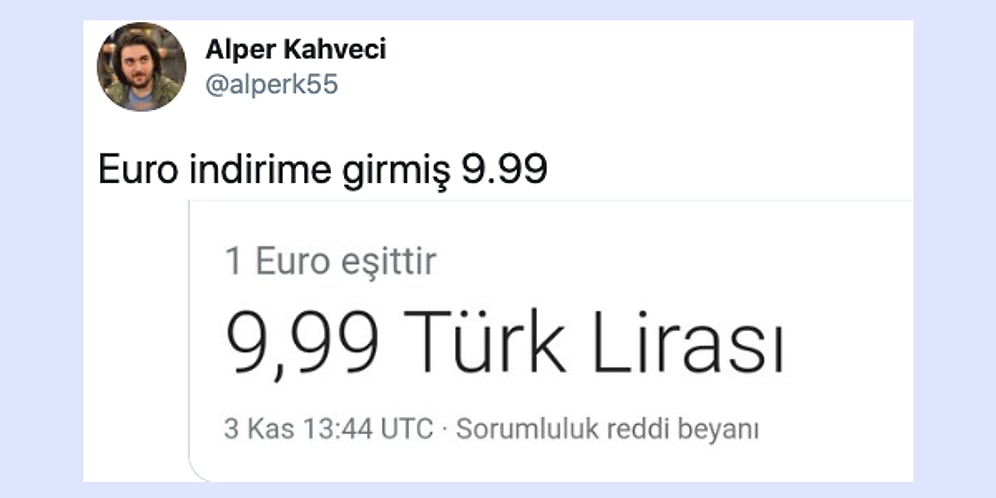 Fakirleşmede Çift Haneli Dönem! Euro'nun 10 Lira Olmasına Sosyal Medya Tepkisiz Kalamadı