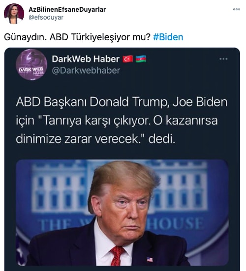 Joe Biden ve Donald Trump Arasında Süren ABD'deki Seçim Heyecanına Mizahıyla Eşlik Eden Yurdum İnsanı