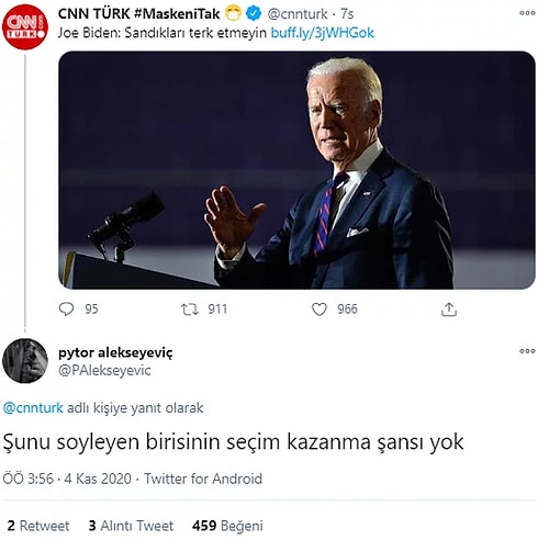 Joe Biden ve Donald Trump Arasında Süren ABD'deki Seçim Heyecanına Mizahıyla Eşlik Eden Yurdum İnsanı