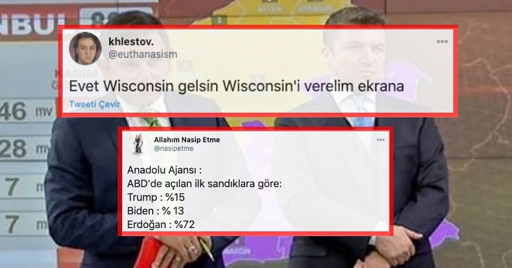 Joe Biden ve Donald Trump Arasında Süren ABD'deki Seçim Heyecanına Mizahıyla Eşlik Eden Yurdum İnsanı