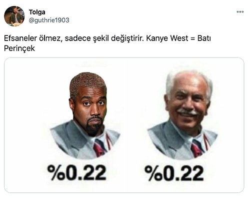 ABD Başkanlık Seçimlerinde Doğu Perinçek'i Bile Geçemeyen Kanye West Goygoycuların Eline Düştü