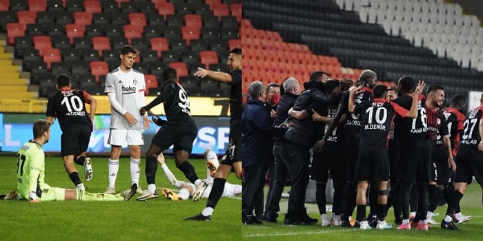 Kartal Ağır Yaralı! Beşiktaş'ın 10 Kişi Tamamladığı Maçta Gaziantep FK 3 Puanı 3 Golle Aldı