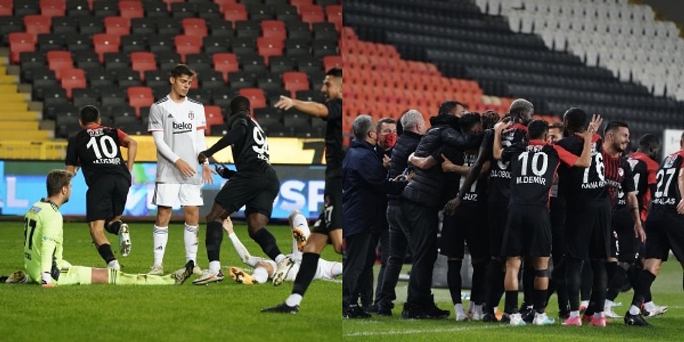 Kartal Ağır Yaralı! Beşiktaş'ın 10 Kişi Tamamladığı Maçta Gaziantep FK 3 Puanı 3 Golle Aldı