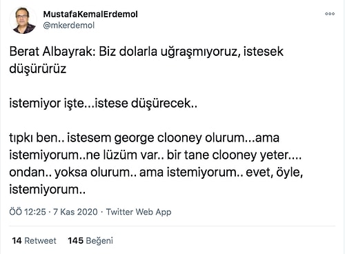 Maliye Bakanı'nın 'İstesek Doları Düşürürüz' Açıklamasına Verdiği Yanıtlarla Ağlanacak Halimize Güldüren Yurdum İnsanı