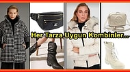 Süper İndirim Günlerinden Kapabileceğiniz Tarzınıza Tarz Katacak "Bot+Mont+Çanta" Kombinleri