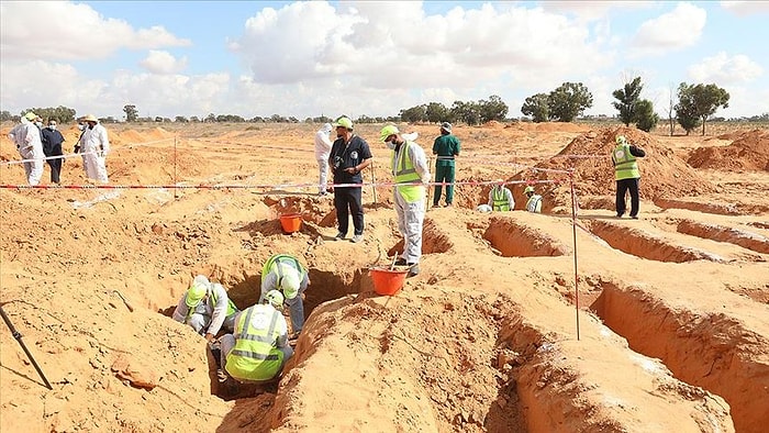 Libya'nın 'Toplu Mezarlar Kenti' Terhune'de Yeni Cesetler Çıkmaya Devam Ediyor