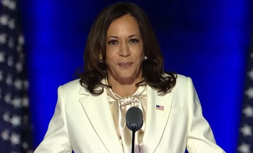 ABD Başkan Yardımcısı Seçilen Kamala Harris Zafer Konuşmasında Annesini Unutmadı