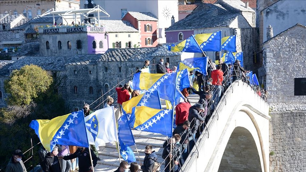 Mostar Köprüsü'nün Yıkılışının 27. Yılında Anma Töreni Düzenlendi