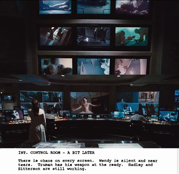 18. 'Cabin in the Woods' fimindeki ekranların gösterildiği sahne için, gözüken her ekrana denk cinayetler teker teker çekilmiştir ve ekranlarda oynatılmıştır.