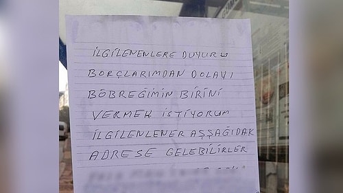 Maaşına Bankanın El Koyduğu 70 Yaşındaki Emekli, Böbreğini Satılığa Çıkardı