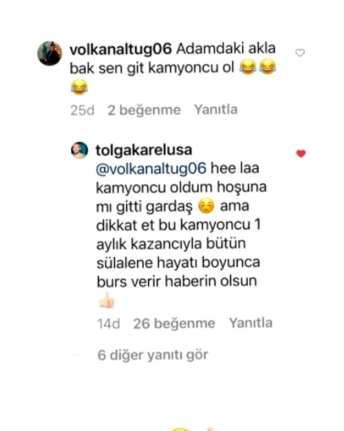 Diğer bir tokat gibi cevap da Tolga Karel'den geldi... Eski oyuncu Tolga Karel, kendisiyle alay eden takipçisine çıkıştı!