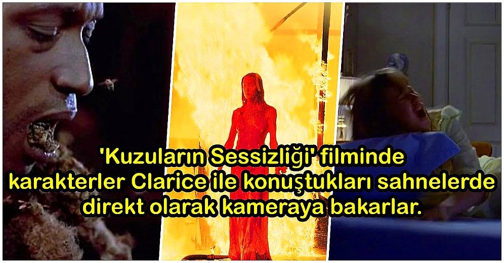 Herkesin İzlediği Ünlü Korku Filmleri İle İlgili Birbirinden Şaşırtıcı ve Ürpertici 19 Sahne Arkası Bilgisi