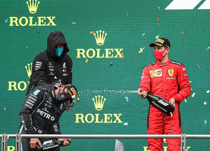 F1 Podyumunda Şampanya Yerine Gazoz Verilmesi: 'Malezya, BAE ve Bahreyn'de de Alkol Yok'