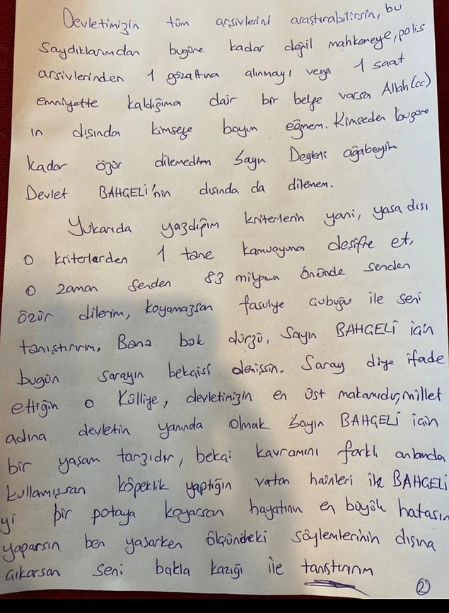 Çakıcı'dan Kılıçdaroğlu'na Hakaret ve Tehdit Dolu Mesaj: 'Sana Akıllı Ol Diyorum!'
