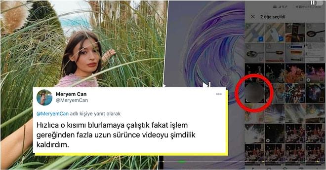 Fenomen Meryem Can'ın Bir YouTube Videosundaki Müstehcen Fotoğraf Sosyal Medyada Olay Yarattı