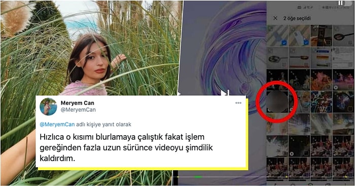 Fenomen Meryem Can'ın Bir YouTube Videosundaki Müstehcen Fotoğraf Sosyal Medyada Olay Yarattı