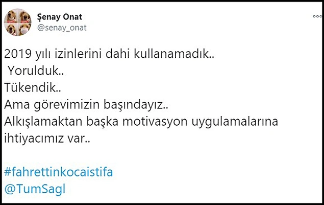 Sağlık Çalışanları Sosyal Medyada Fahrettin Koca