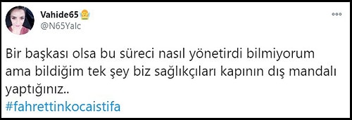 Sağlık Çalışanları Sosyal Medyada Fahrettin Koca'nın İstifasını İstiyor