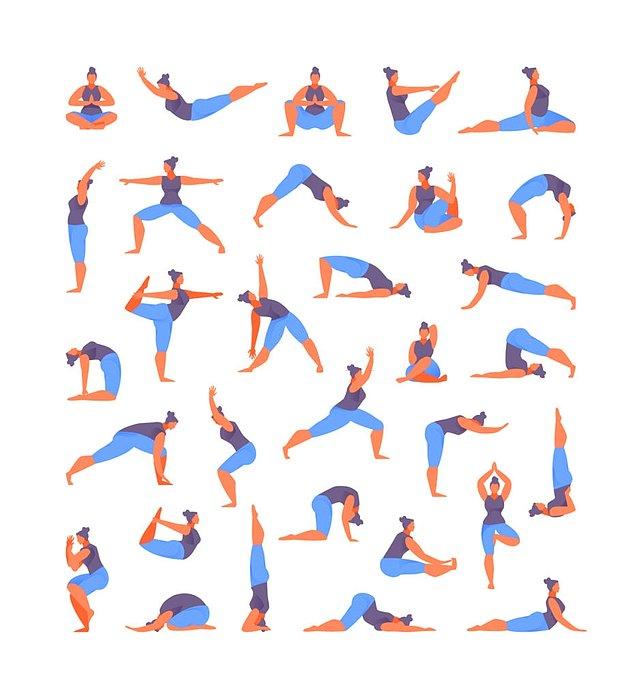 İşte şimdi evde yapabileceğiniz ve yoganın temelini oluşturan 15 hareket ile tanışalım: