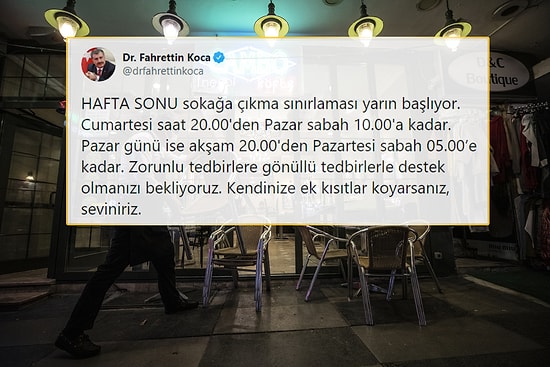 İkinci Dalganın İlk Kısıtlamaları Devreye Girdi: Sokağa Çıkma Yasağı ise Yarın Başlayacak