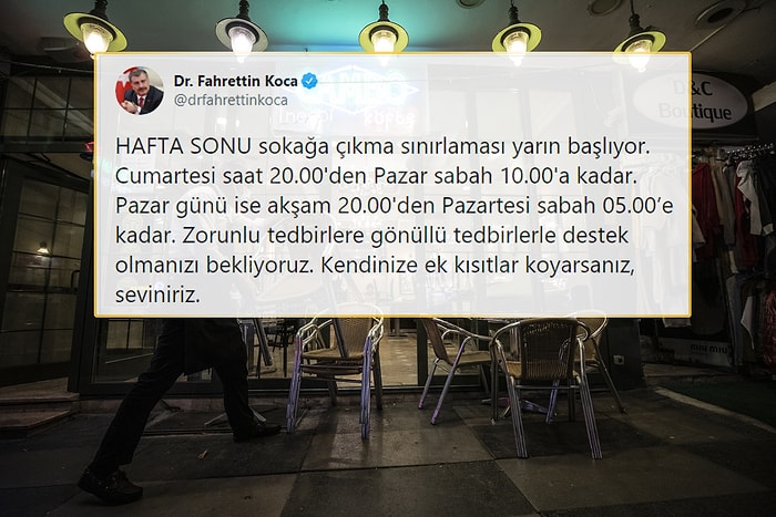 İkinci Dalganın İlk Kısıtlamaları Devreye Girdi: Sokağa Çıkma Yasağı ise Yarın Başlayacak