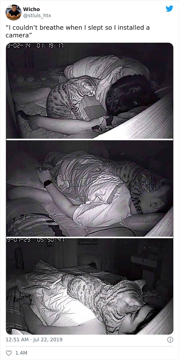 4. "Я не мог понять причину своих проблем с дыханием во сне, поэтому я решил установить камеру".