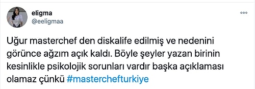 Geçmişte Attığı Olay Tweetlerin Ardından MasterChef'ten Diskalifiye Edilen Uğur'a Tepkiler Gelmeye Devam Ediyor