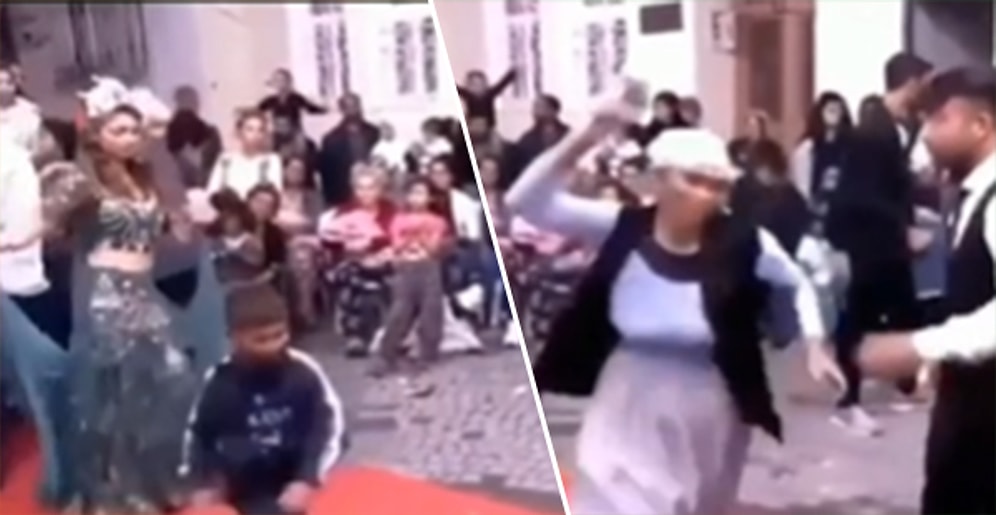 Düğünde Dans Pistine Giren Çocuğu Terlik Atarak Uzaklaştıran Kadın
