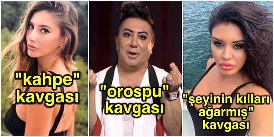 2020'de Neredeyse Saç Baş Yolacak Duruma Gelerek Kavga Eden Ünlülerden Seviye Ötesi Tartışmalar