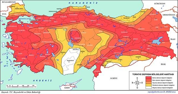 Akdeniz Açıklarında 3.9'luk Deprem.