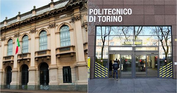 İtalya'da İngilizce Mimarlık eğitimi veren üniversiteler ise Politecnico di Milano ve Politecnico di Torino.