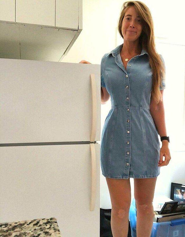 11. "Taşındığım yeni evimdeki mini buzdolabını göstermek istedim."