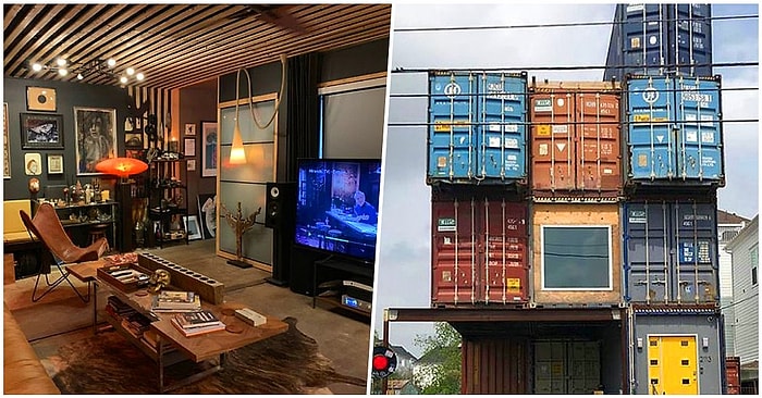 Мужчина построил дом из 11 транспортных контейнеров, потому что не мог найти дизайн по душе