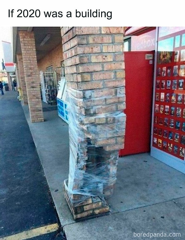 12. Если бы 2020 год был зданием: