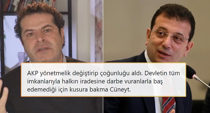 'İmamoğlu Daha 5 Tane Galericiyle Baş Edemiyor' Diyen Cüneyt Özdemir'e Tepkiler