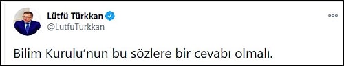 Erdoğan'ın 'Birinci Derecede Sorumlu Bilim Kurulu'dur' Sözleri İçin Ne Dediler?