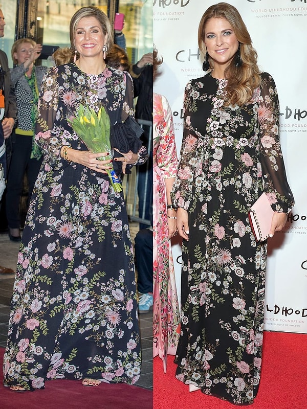 8. Королева Нидерландов Максима и принцесса Швеции Мадлен