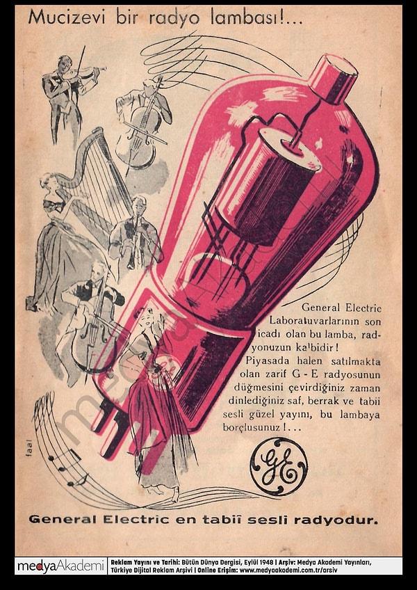 8. General Electric Radyo, Bütün Dünya Dergisi, Eylül 1948