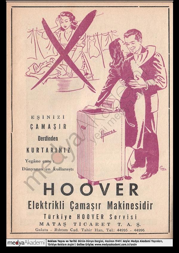 13. Hoover Çamaşır Makinesi, Bütün Dünya Dergisi, Haziran 1949