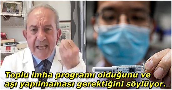 Koronavirüs Aşısının İnsanları Kısırlaştıran Bir Nüfus Azaltma Projesi Olduğunu Öne Süren Profesör: Dr. Roberto Petrella