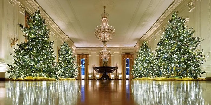 Праздник к нам приходит: В Белом Доме уже нарядили елки, а это значит, что Новый год совсем скоро!