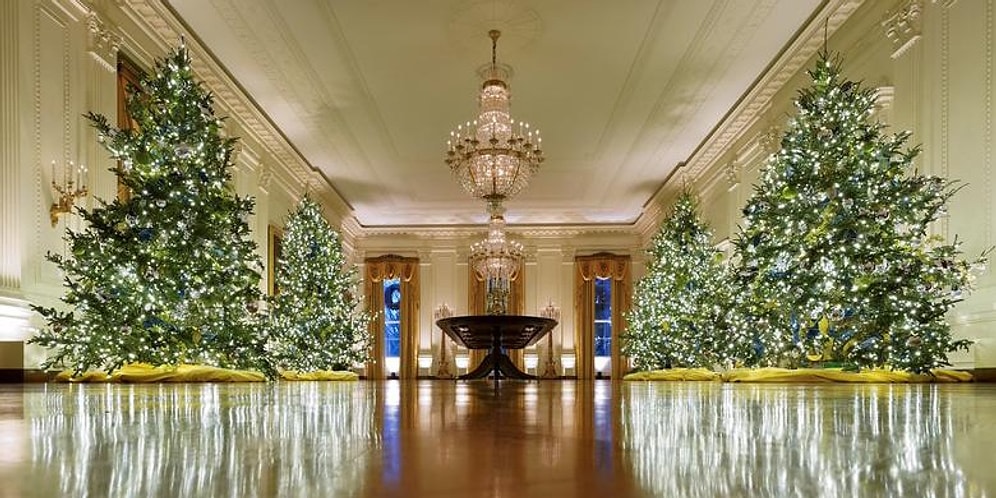 Праздник к нам приходит: В Белом Доме уже нарядили елки, а это значит, что Новый год совсем скоро!
