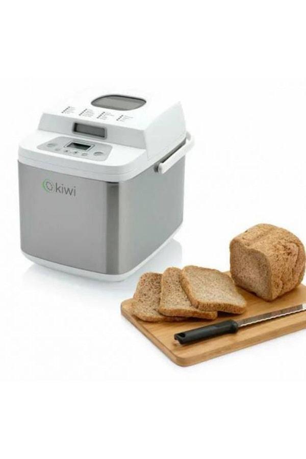 6. Kiwi çok fonksiyonlu ekmek yapma makinesi, 19 ön ayarlı programa sahip. İstediğiniz her çeşit ekmek yapımında ve ayrıca reçel ve yoğurt yapımında kullanabilirsiniz.