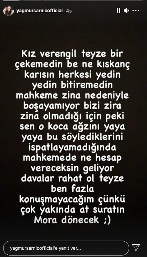 Yağmur Aşık, Kendisinin Emre Aşık'a Zina Yaptığını Söyleyen Seren Serengil'e Ağıza Alınmayacak Hakaretler Etti