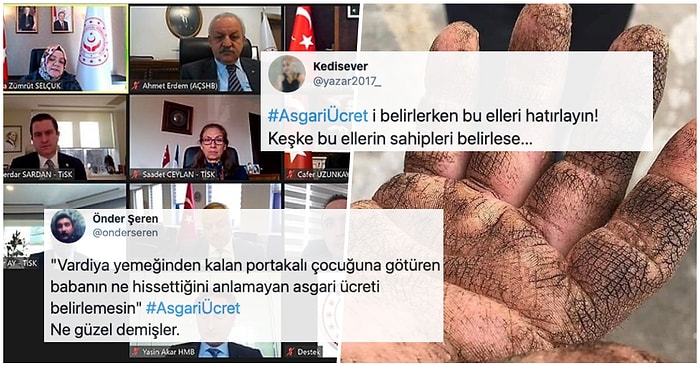 2021 Yılı İçin Yapılacak Olan Asgari Ücret Zammı Daha Belirlenmeden Umudunu Kaybetmiş İnsanların Birbirinden Haklı İsyanları