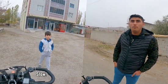 Turist Zannettikleri Gezgin YouTuber ile İngilizce Konuşmaya Çalışan Çocukların Muhteşem Anları