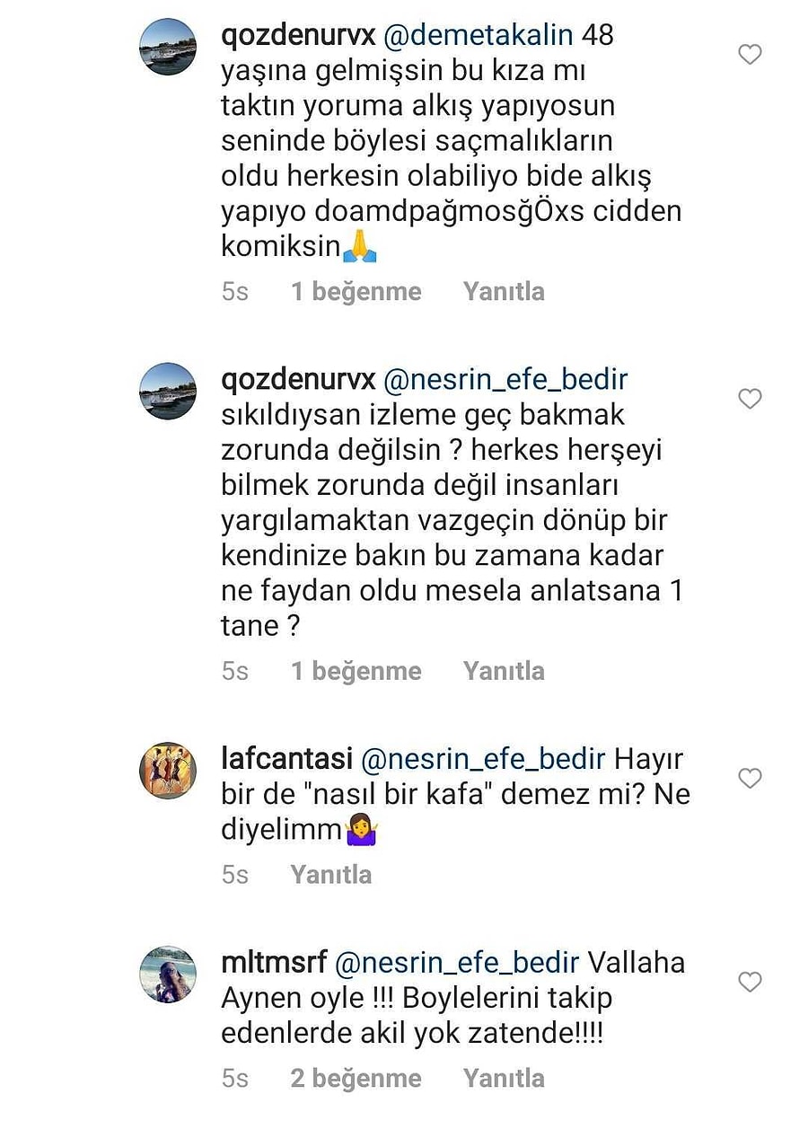 zayifligiyla gundem olan sevval sahin e yapilan bir yorumu alkislayan demet akalin takipcilerinin gazabina ugradi